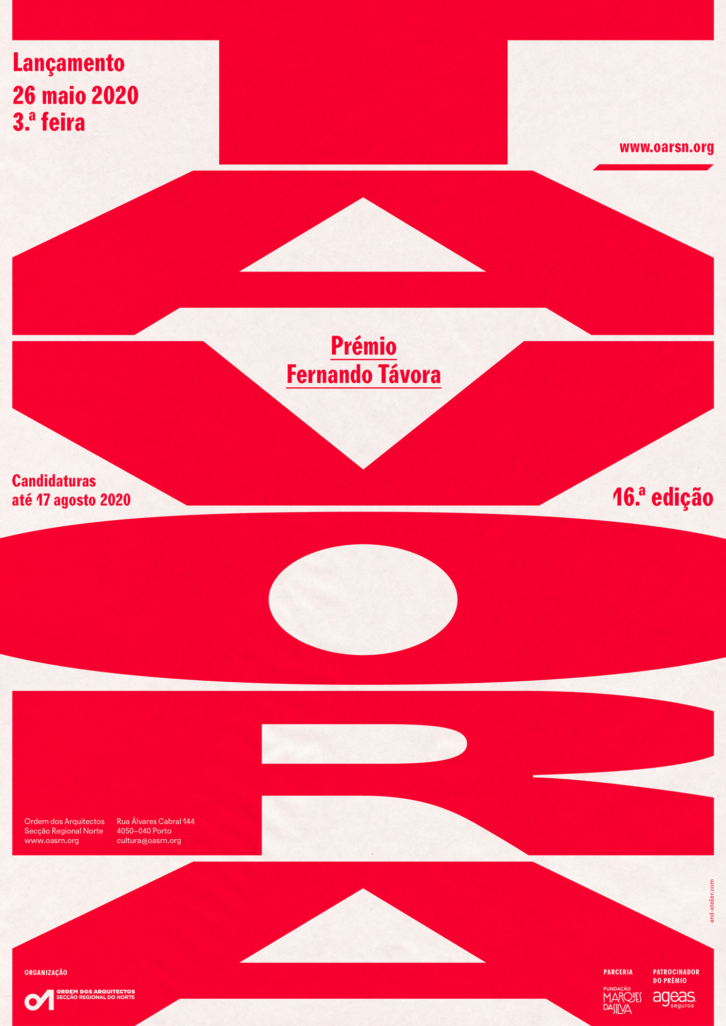 Cartaz Prémio Távora, Edição 2020